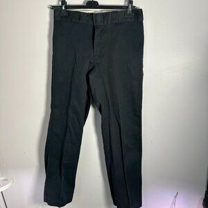 EUC Dickies 874 Original Fit Black Mens Pants Slacks 32 x 30 EM